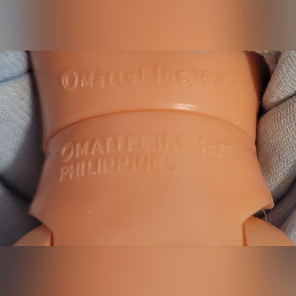 1970s Skipper Mattel Barbie Doll Vintage Toy Sweater. 8.5 " Barbie sister doll - Picture 3 of 4